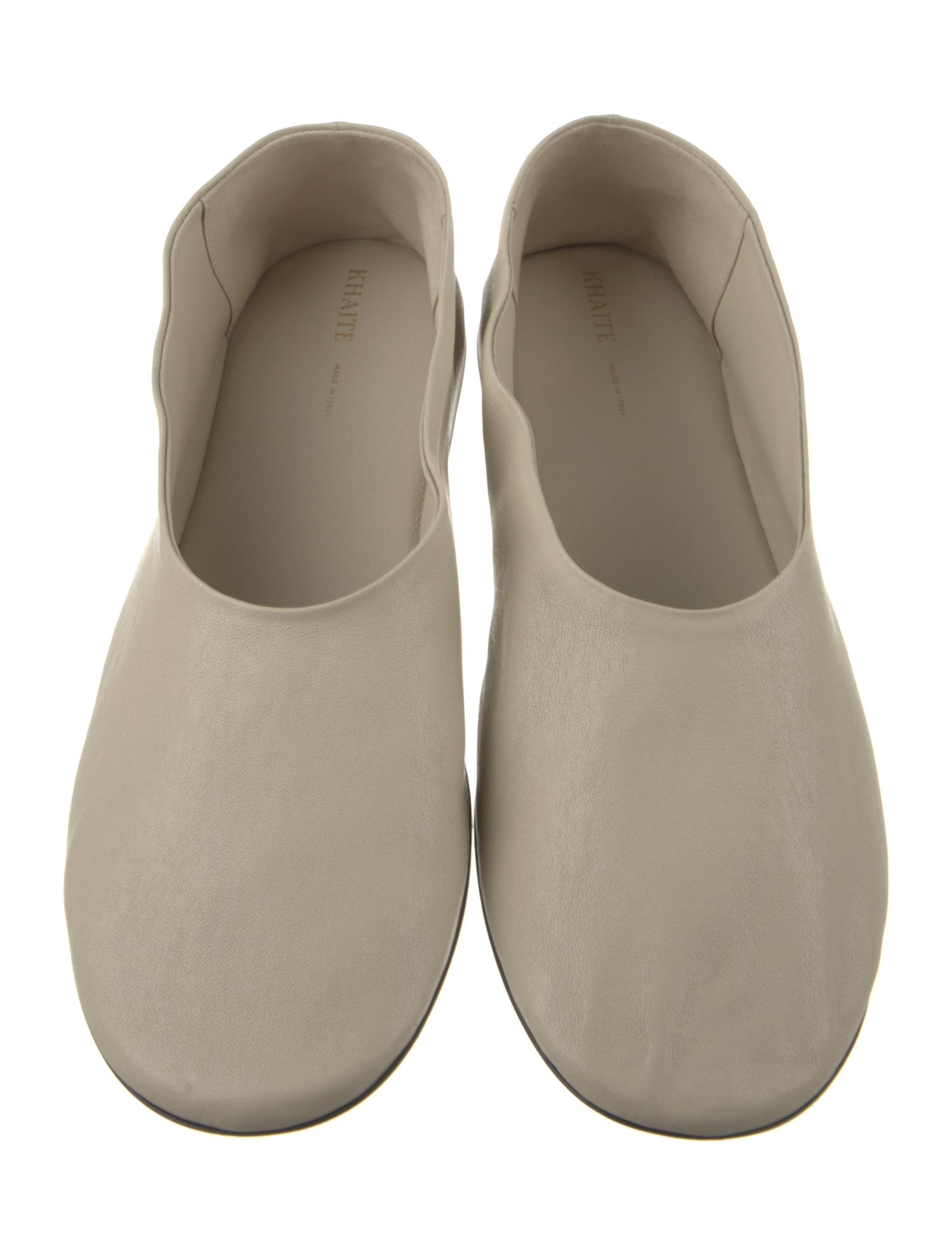 Khaite Leather Flats